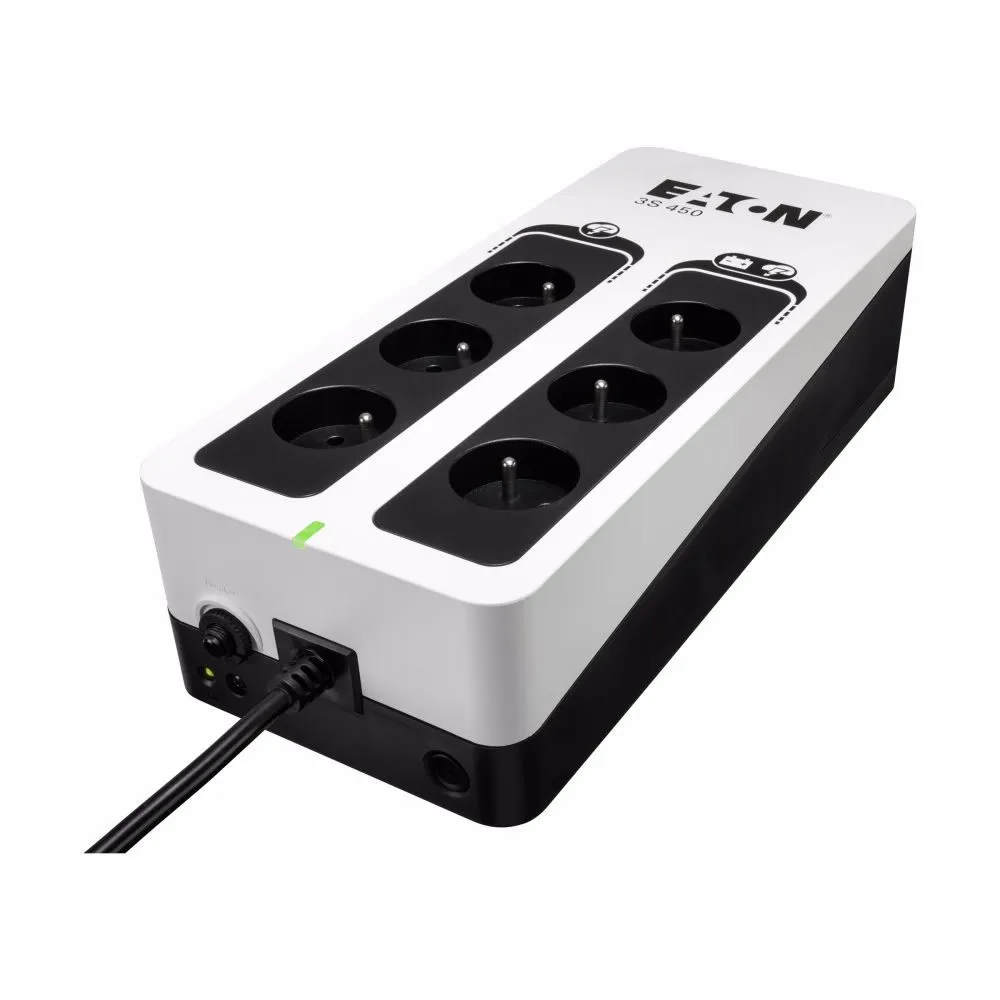 Zasilacz awaryjny UPS Eaton 3S 3S450F, Tower, 270 W, 6 gniazd francuskich, Biały, Czarny | Sklep ITnes.pl, IT for BUSINESS