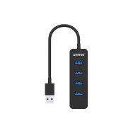 Hub Unitek USB-A 4X USB-A 3.1 10W H1117A - 4 porty, Czarny | Sklep ITnes.pl - IT for BUSINESS