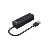 Hub Unitek USB-A 4X USB-A 3.1 10W H1117A - 4 porty, Czarny | Sklep ITnes.pl - IT for BUSINESS