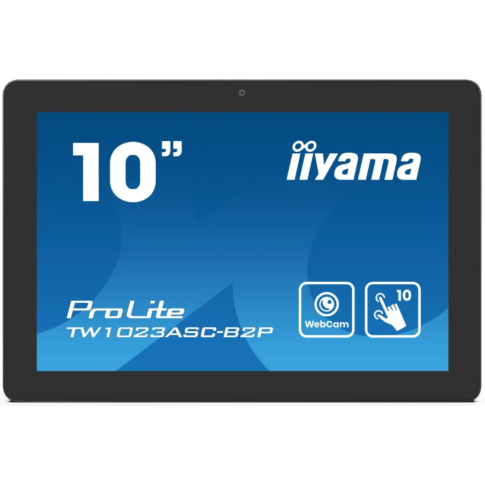 Monitor iiyama ProLite TW1023ASC-B2P, 10", 1280x800 (WXGA), 16:10, IPS, 25 ms, kamera, MT, Czarny | Sklep ITnes.pl, IT for BUSIN