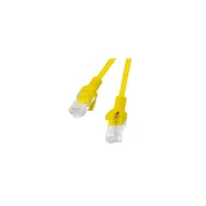 Patchcord Lanberg PCU5-20CC-0050-Y, kat. 5e, UTP, 0.5m, żółty, opakowanie zbiorcze 10 szt | Sklep ITnes.pl, IT for BUSINESS