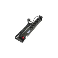Listwa zasilająca Acar 504 5x 230V PL - 5 gniazd, 3 m, Czarna - W0074 | Sklep ITnes.pl - IT for BUSINESS