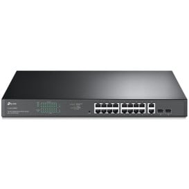 Switch zarządzalny TP-Link TL-SG1218MPE - 18x 10|100|1000Mbps LAN, 16 portów POE+, budżet mocy 250W