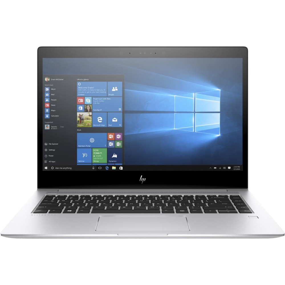 Laptop HP EliteBook 1040 G4 1EQ09EA - i7-7600U/14" 4K IPS/RAM 16GB/SSD 512GB/Modem LTE/Srebrny/Windows 10 Pro/1 rok Door-to-Door - zdjęcie