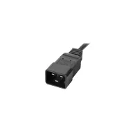 Listwa zasilająca Rack PDU Lanberg PDU-02I1908I-0200-C20-BK - 1U, 2x IEC C19, 8x IEC C13, przewód 2m IEC C20