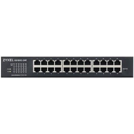 Switch zarządzalny Zyxel GS1900-24E-EU0102F - 24x 100|1000Mbps RJ45, pasywne chłodzenie