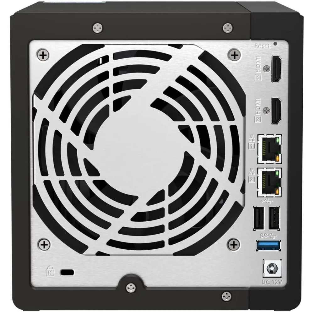 Zdjęcie produktu Serwer NAS QNAP Tower TS-453E-F12 - Tower/Intel Celeron J6412/8 GB RAM/6 TB/1 TB cache/4 wnęki/2 x M.2/hot-swap/3 lata Carry-in