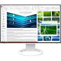 Monitor EIZO FlexScan EV2485-WT, 24", 1920x1200 (WUXGA), 60Hz, 16:10, IPS, 5 ms, pivot, USB-C, Czarno-biały | Sklep ITnes.pl, IT
