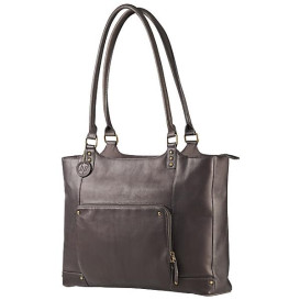 HP Ladies Brown Leather Tote F3W12AA - Torba na laptopa 15,6"