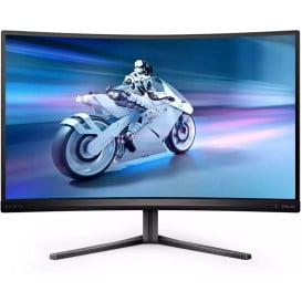 Monitor Philips 27M2C5500W/00 - 27"/2560x1440 (QHD)/144Hz/zakrzywiony/VA/FreeSync/HDR/1 ms/Szary