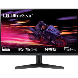 Monitor LG 24GN60R-B - 23,8"/1920x1080 (Full HD)/144Hz/IPS/FreeSync/HDR/1 ms/Czarny