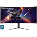 Monitor LG 45GR95QE-B.AEU - 44,5"/3440x1440 (UWQHD)/240Hz/21:9/zakrzywiony/OLED/0,03 ms/Czarny