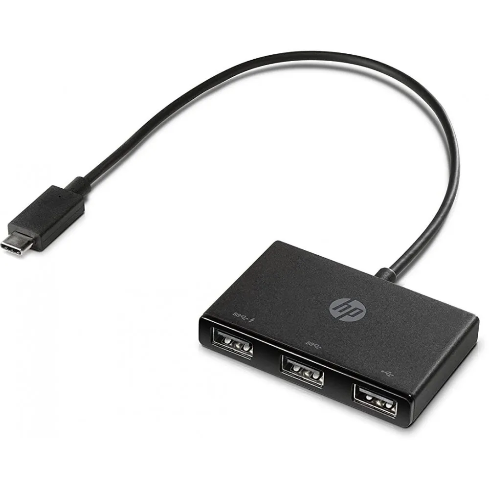 HP USB-C to 3 USB-A Hub Z6A00AA | Sklep ITnes.pl, IT for BUSINESS