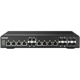 Switch zarządzalny QNAP QSW-IM1200-8C - 4x 10GbE SFP+, 8x 10GbE Combo SFP+|RJ45, pasywne chłodzenie