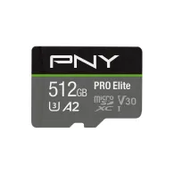 Karta pamięci PNY PRO Elite MicroSDXC 512 GB Class 10 P-SDUX512U3100PRO-GE - Szara, Czarna | Sklep ITnes.pl - IT for BUSINESS