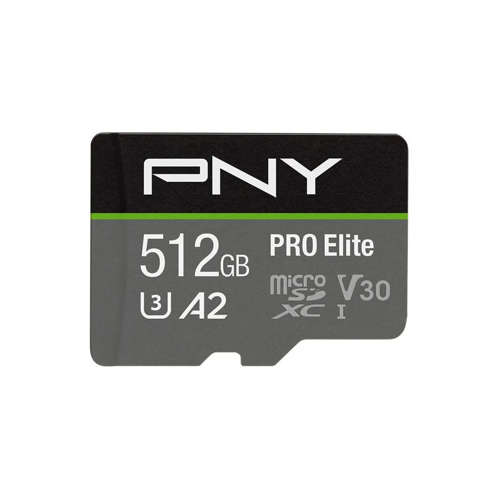Karta pamięci PNY PRO Elite MicroSDXC 512 GB Class 10 P-SDUX512U3100PRO-GE - Szara, Czarna | Sklep ITnes.pl - IT for BUSINESS