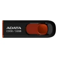 Pendrive ADATA C008 32GB USB 2.0 AC008-32G-RKD - Czarny, Czerwony