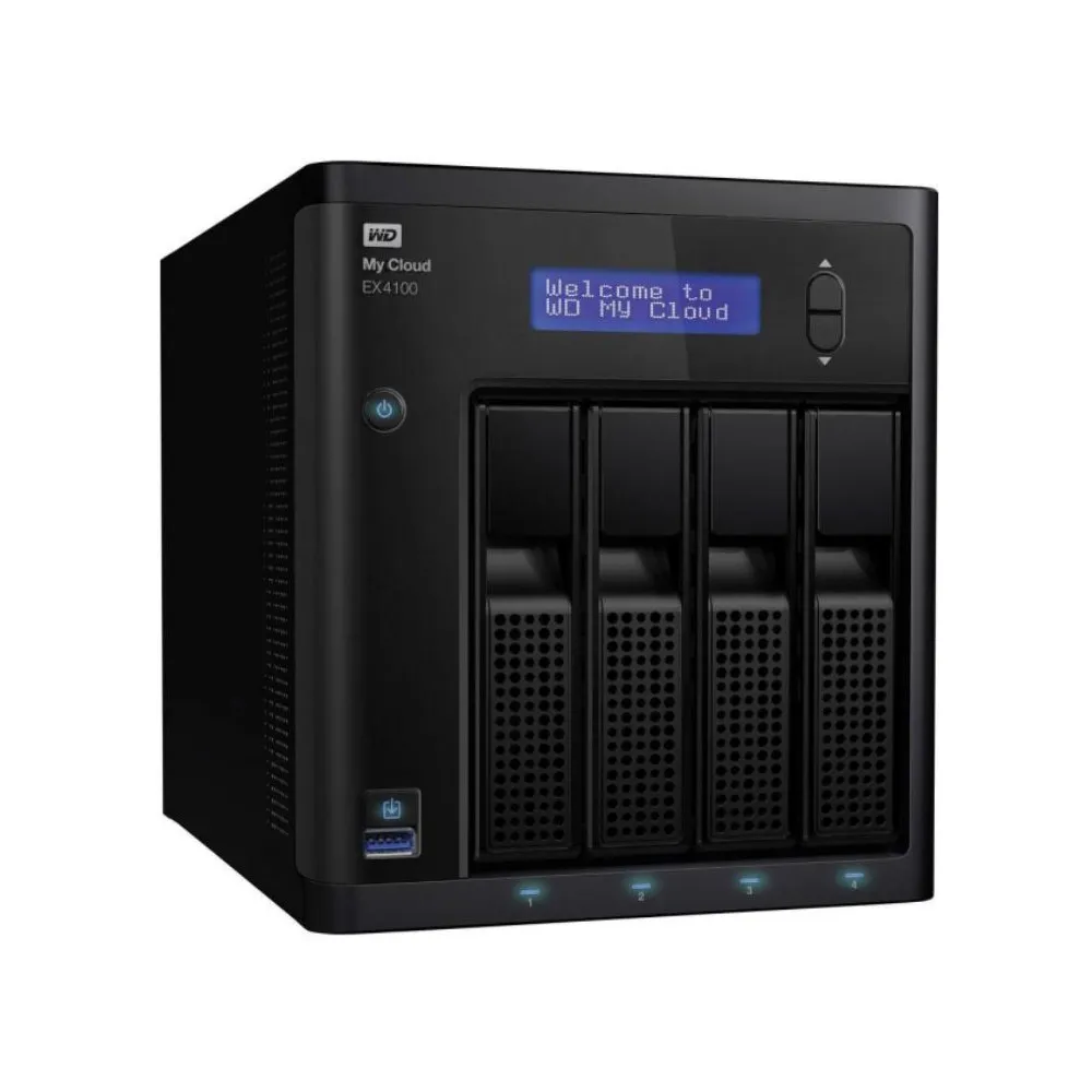 Serwer NAS WD My Cloud Expert Series WDBWZE0000NBK-EESN - Desktop/Marvell Armada 388/2 GB RAM/4 wnęki/hot-swap/2 lata Carry-in