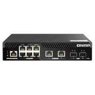Switch zarządzalny QNAP QSW-M2106PR-2S2T, 6x 2.5GbE RJ45, 2x 10GbE RJ45, 2x 10GbE SFP+, PoE+ 90W | Sklep ITnes.pl, IT for BUSINE