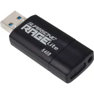 Pendrive Patriot Supersonic Rage Lite 64GB - Czarny - PEF64GRLB32U | Sklep ITnes.pl - IT for BUSINESS
