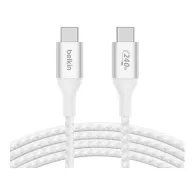 Kabel Belkin BoostCharge USB-C do USB-C Cable 240W CAB015BT1MWH, 2m, USB 2.0, Biały | Sklep ITnes.pl, IT for BUSINESS