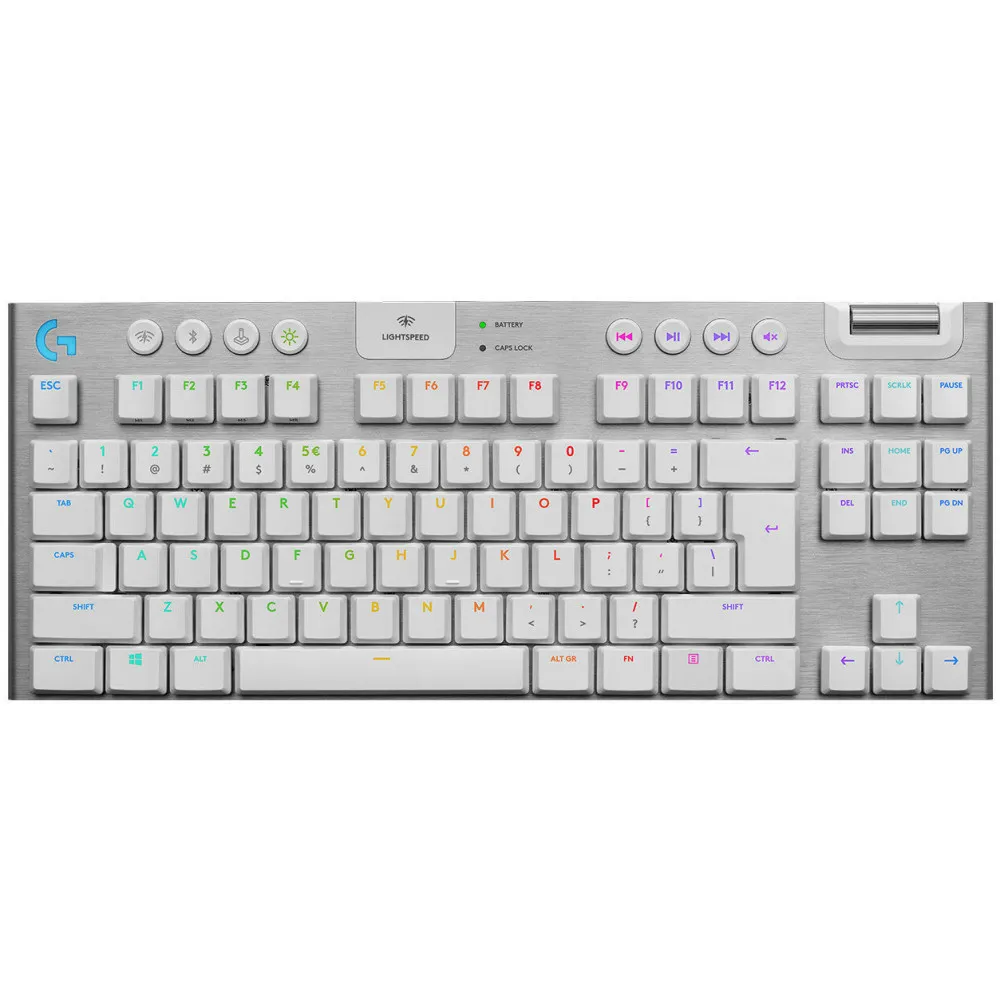 Klawiatura bezprzewodowa Logitech G915 TKL Tactile 920-009664 - Kolor srebrny, Biała | Sklep ITnes.pl - IT for BUSINESS