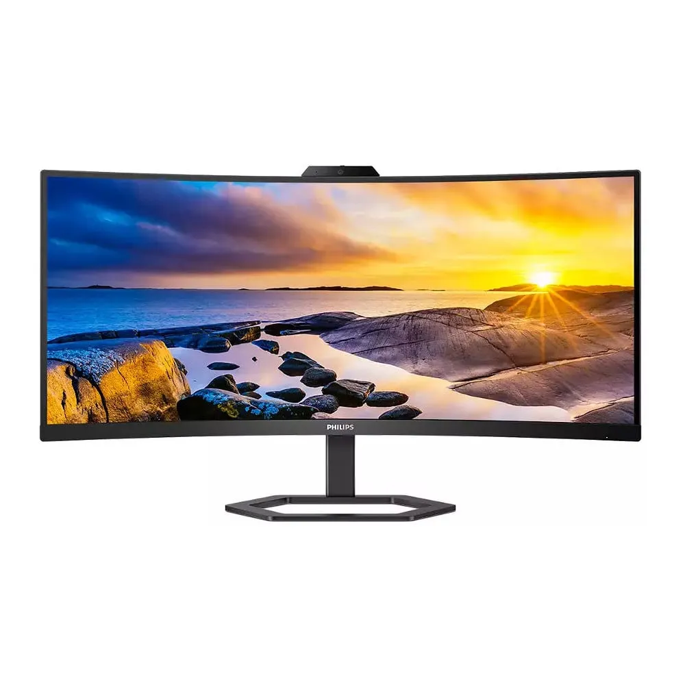 Monitor Philips 34E1C5600HE/00, 34", 3440x1440 (UWQHD), 100Hz, 21:9, zakrzywiony, VA, 4 ms, USB-C, Czarny | Sklep ITnes.pl, IT f