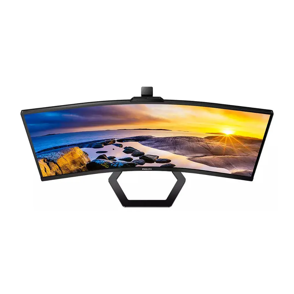 Monitor Philips 34E1C5600HE/00 - 34"/3440x1440 (UWQHD)/100Hz/21:9/zakrzywiony/VA/4 ms/USB-C/Czarny - zdjęcie