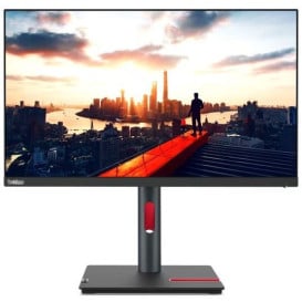 Monitor Lenovo ThinkVision P24h-30 63B3GAT6EU - 23,8"/2560x1440 (QHD)/60Hz/IPS/HDR/6 ms/pivot/USB-C/Czarno-czerwony