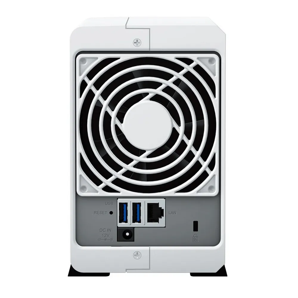 Serwer NAS Synology DiskStation DS223J4F - Tower/Realtek RTD1619B/1 GB RAM/20 TB/2 wnęki