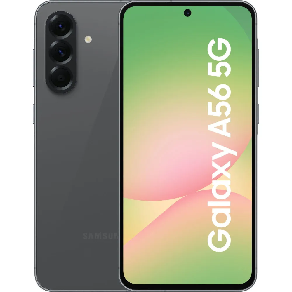 Smartfon Samsung Galaxy A56 SM-A566BZKCEUE, Exynos 1580, 6,7" 2340x1080, 256GB, 8GB, 5G, Czarny, 50+12Mpix, Android, 2 lata CI |