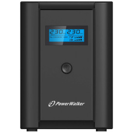 Zasilacz awaryjny UPS PowerWalker VI 2200 LCD - 2200VA|1200W, topologia Line-interactive