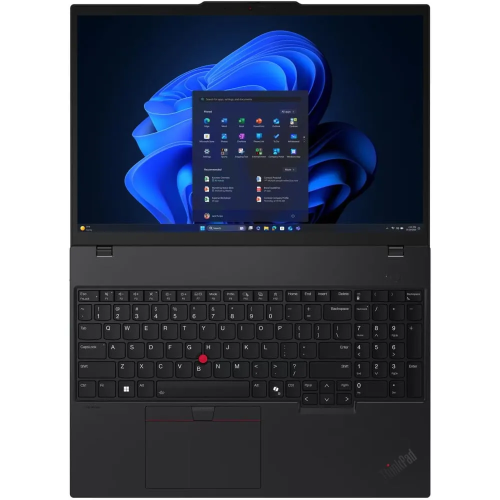 Laptop Lenovo ThinkPad T16 Gen 4 Intel 21QE7UV18PB - Core Ultra 7 255U/16" WUXGA IPS/RAM 32GB/SSD 2TB/Modem LTE/Windows 11 Pro