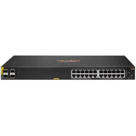 Switch zarządzalny HPE Aruba 6000 R8N87A - 24x 100|1000Mbps RJ45, 4x 1000Mbps SFP, POE+ 370W