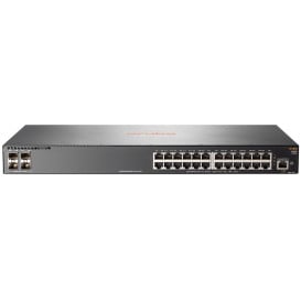 Switch zarządzalny HPE Aruba 2930F JL259A - 24x 100|1000Mbps RJ45, 4x 1000Mbps SFP