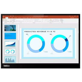 Monitor Lenovo ThinkVision M14d 63AAUAT6WL - 14"/2240x1400/60Hz/16:10/IPS/6 ms/USB-C/Czarny