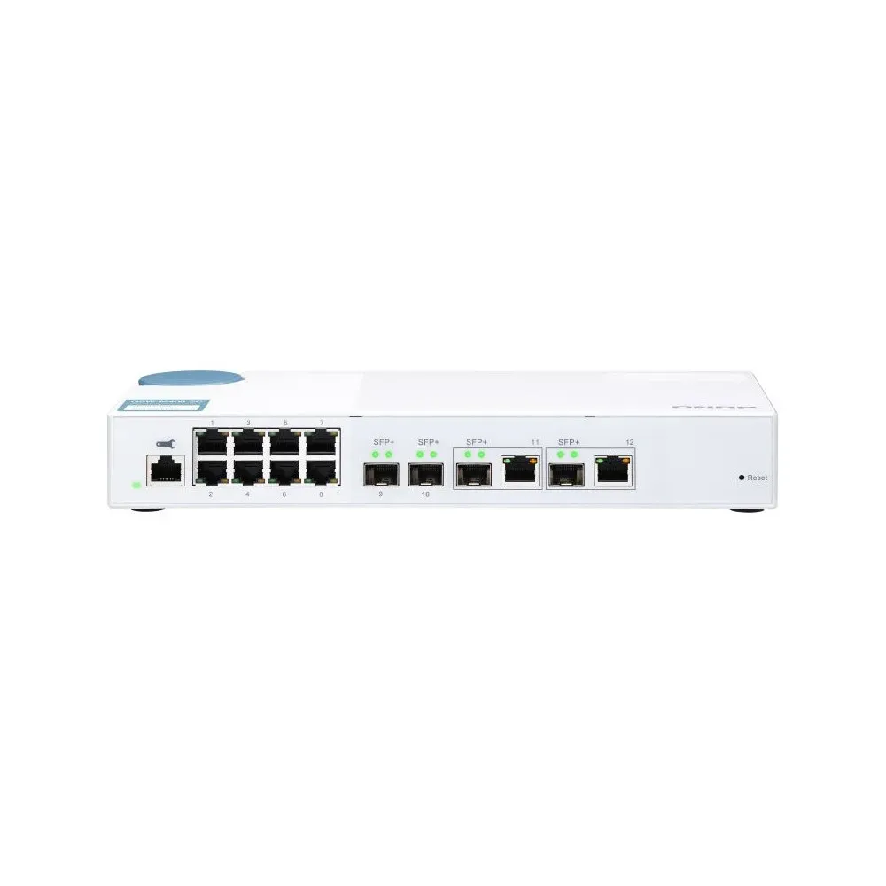 Switch zarządzalny QNAP QSW-M408-2C, Desktop, 8 x LAN 10|100|1000 Mbps, 2 x SFP+, 2 x SFP|Ethernet | Sklep ITnes.pl, IT for BUSI
