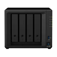 Serwer NAS Synology Desktop Plus DS920Q1MP, Desktop, Intel Celeron J4125, 4GB RAM, 6TB, 1TB cache, 4 wnęki, 2 x M.2, 3 lata CI |