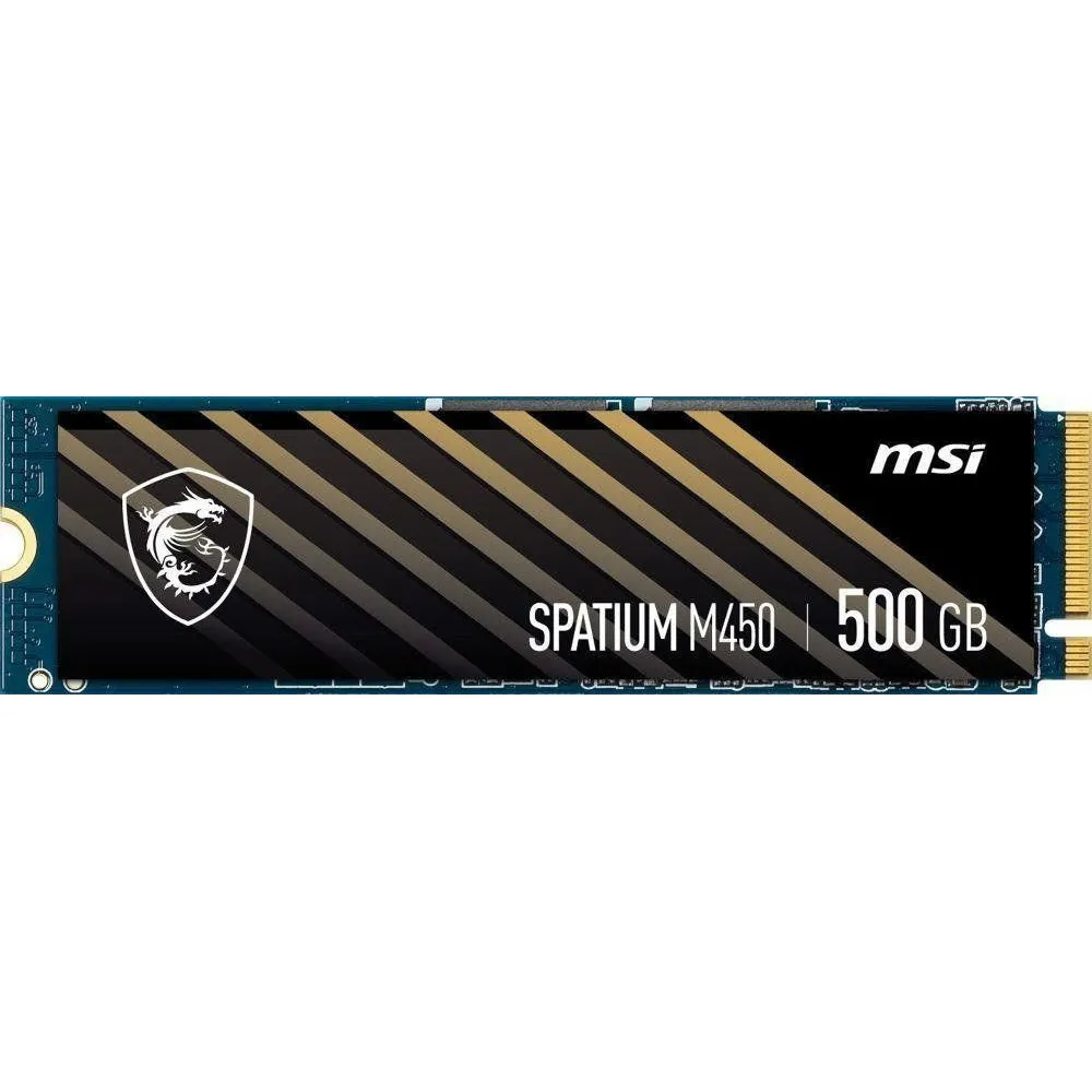 Dysk SSD 500GB MSI Spatium M450 S78-440K380-P83, 2280, PCIe, NVMe, 3600-2300MBps | Sklep ITnes.pl, IT for BUSINESS
