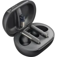 Słuchawki douszne bezprzewodowe Poly Voyager Free 60+ UC Carbon Black Earbuds BT700 7Y8H0AA - USB-C, Adapter USB-A