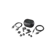 Słuchawki douszne bezprzewodowe Poly Voyager Free 60+ UC Carbon Black Earbuds BT700 7Y8H0AA - USB-C, Adapter USB-A