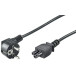 Kabel zasilający MicroConnect PE010818 - Schuko/ C5/ 1.8m