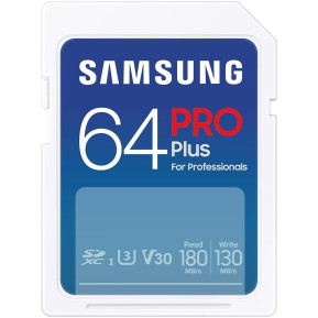 Karta pamięci Samsung PRO Plus SD Memory Card 64GB MB-SD64S, EU - zdjęcie poglądowe 1