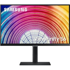 Monitor Samsung ViewFinity LS24A600NAUXEN - 23,6"/2560x1440 (QHD)/75Hz/IPS/HDR/5 ms/pivot/Czarny