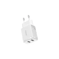 Ładowarka sieciowa Baseus Compact CCXJ010202 - 2x USB-A, 10.5W, 2A, Biała