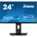 Monitor iiyama ProLite XUB2493HS-B5 - 23,8"/1920x1080 (Full HD)/75Hz/IPS/4 ms/pivot/Czarny