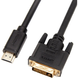 Kabel adapter Unitek C1271BK-2M dwukierunkowy HDMI do DVI - zdjęcie poglądowe 1