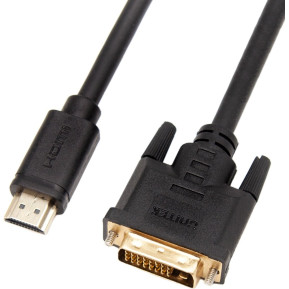 Kabel adapter Unitek C1271BK-2M dwukierunkowy HDMI do DVI - zdjęcie poglądowe 1