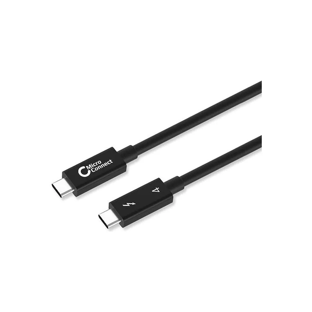Kable USB-C/Thunderbolt 4 MicroConnectTB4010, 40 Gbit, s, 1 m, Czarny | Sklep ITnes.pl, IT for BUSINESS