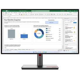 Monitor Lenovo ThinkVision P27q-30 63A2GAT1EU - 27"/2560x1440 (QHD)/60Hz(Typical)/75Hz(Max)Hz/IPS/HDR/4 ms/pivot/Czarny